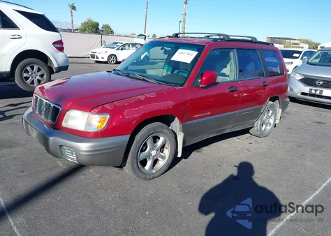 2002 Subaru Forester S z USA, uszkodzony, nr VIN JF1SF65542H702007